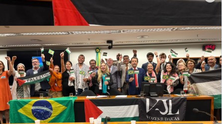 Em audiência pública no Congresso Nacional, Núcleo Palestina do PT-SP apresenta proposta para a reconstrução humanitária da Faixa de Gaza